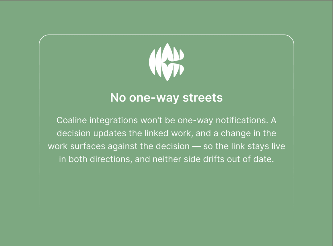 No one-way streets